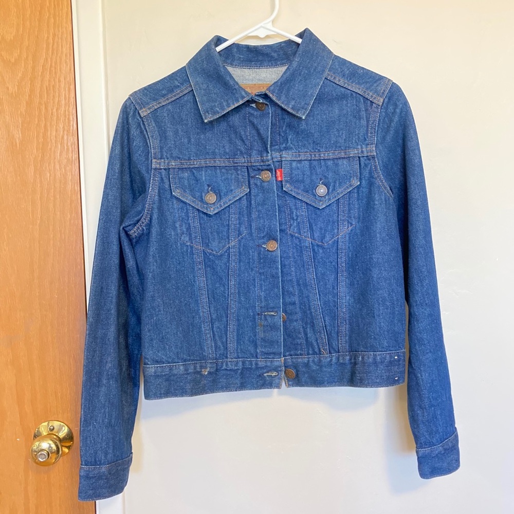 Vintage 1970s Levi’s denim jean jacket sz xs x m